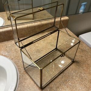 Gold and Glass Display Box